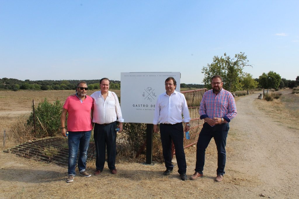 Inauguración Gastro Dehesa con la presencia del Presidente de la Junta de Extremadura